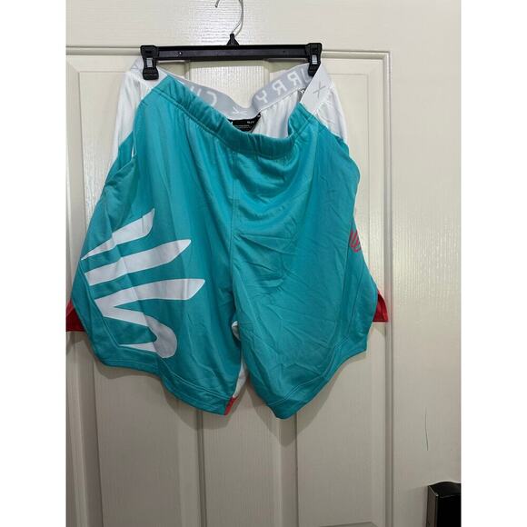 Under Armour Men's Green White Curry Splash Basketball Shorts Size XL - Picture 5 of 11